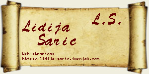 Lidija Sarić vizit kartica
